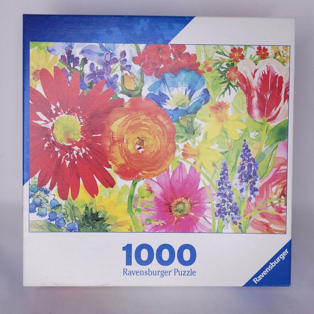 Ravensburger Puzzle 1000 Pieces Abundant Blooms Flower